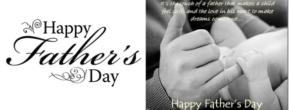 Happy Fathers Day type for card or ad.